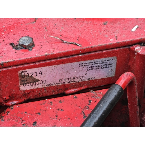 440 - Toro Ride on Mower with Key and original Booklet