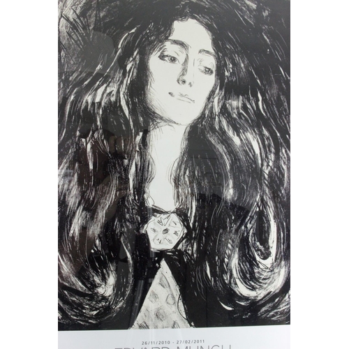 101 - Edvard Munch original poster, 'Beyond the Scream', for an exhibition of his work being held in Athen... 