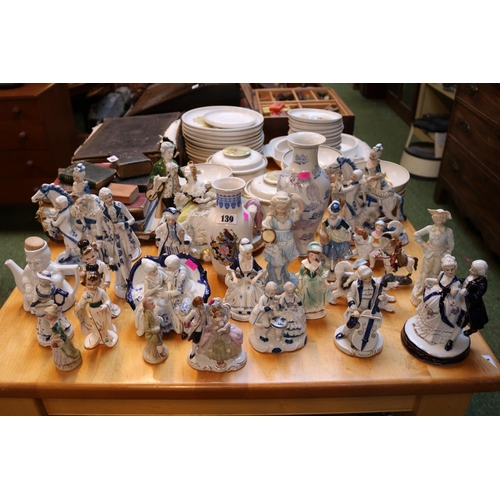 139 - Collection of assorted ceramics mostly figurines