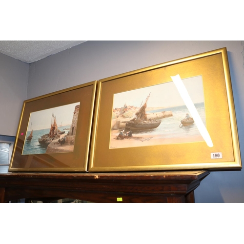 180 - Pair of Framed Prints by Young dated 1906