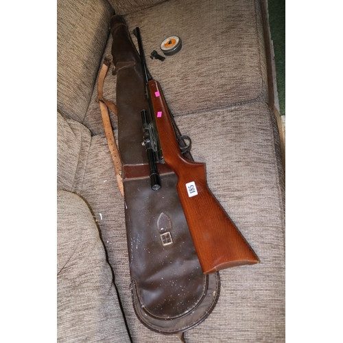 185 - BSA .22 Air Rifle with BSA 4 x 15 Scope complete with sleeve and Pellets