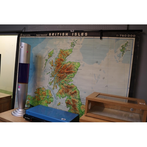 208 - Haack Gotha Wall map of the British Isles 1:750000