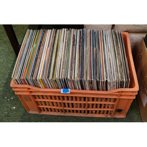 222 - Box of assorted Vinyl Records to include Neil Diamond, Aland Rogers etc