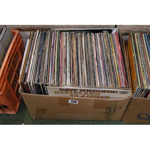 223 - Box of assorted Vinyl Records to include Jimmie Rogers, Woody Herman etc