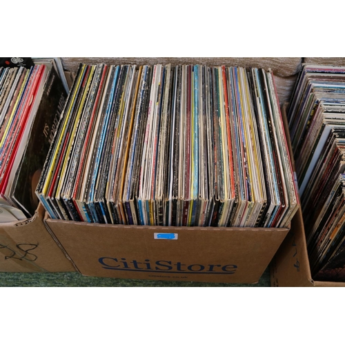 224 - Box of assorted Vinyl Records to include Ted Heath, Buddy Holly etc