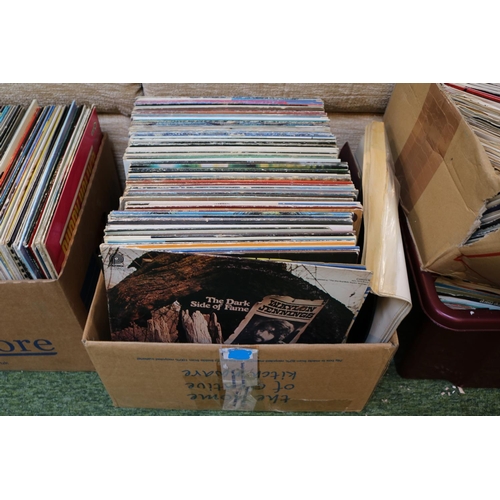 225 - Box of assorted Vinyl Records to include Johnny Mathis, Fergie etc