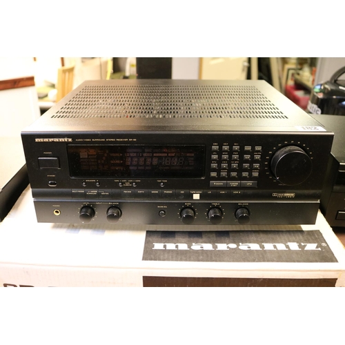 182 - Good Quality Boxed Marantz boxed Stereo Receiver, CD Player and Tape Player