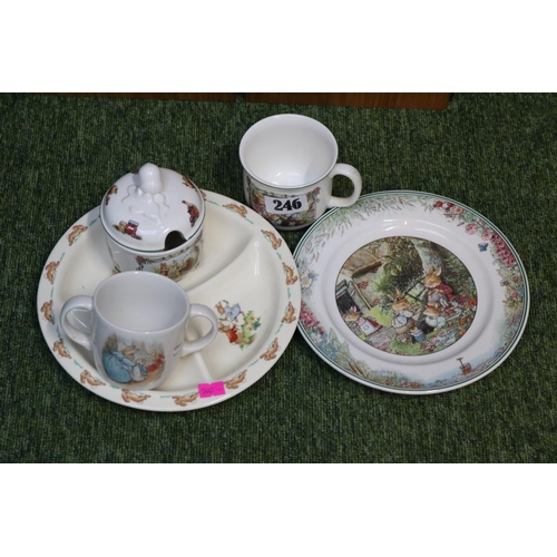 246 - Collection of Villeroy & Boch and Wedgwood Bunnykins and Foxwood Tales