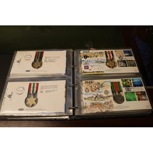 260A - Collection of Medal First Day Covers to include QSA, KSA and assorted Stars 16 Sets (Reproduction Me... 