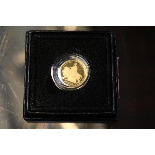 320 - 2019 Quarter Sovereign 1.8g total weight