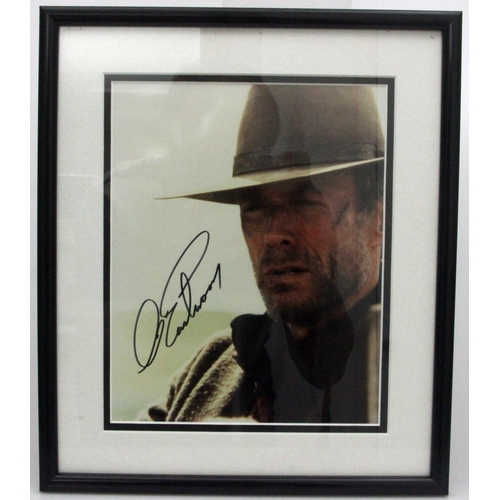 250 - Clint Eastwood Personally Signed Framed 