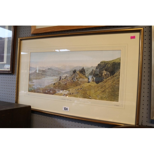 124 - M Roberts limited edition print 'South from the Storr, Skye' 40 of 500