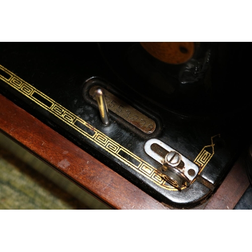 156 - Cased Singer Sewing Machine