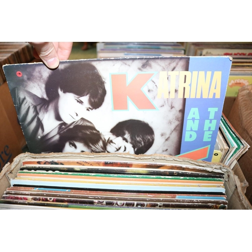 227 - Box of assorted Vinyl Records inc. Don McLean, Del Shannon, Sheena Easton etc