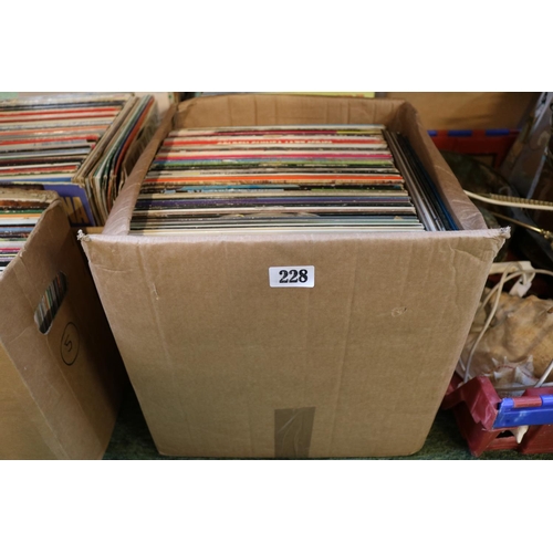 228 - Box of assorted Vinyl Records inc. Gene Pitney, Elvis etc