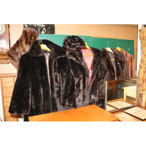 273 - Collection of Furs to include Coats Shoulder wrap etc