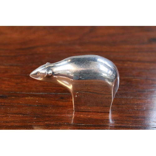 342 - Dansk Design, Japan, Silver Plated Barnyard Pig Paperweight c1980's. Dansk Design, Japan, Silver Pla... 