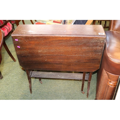 449 - Edwardian Mahogany Sutherland Table