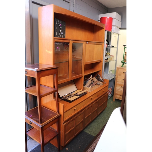 466 - Large Mid Century Nathan Glazed Dresser