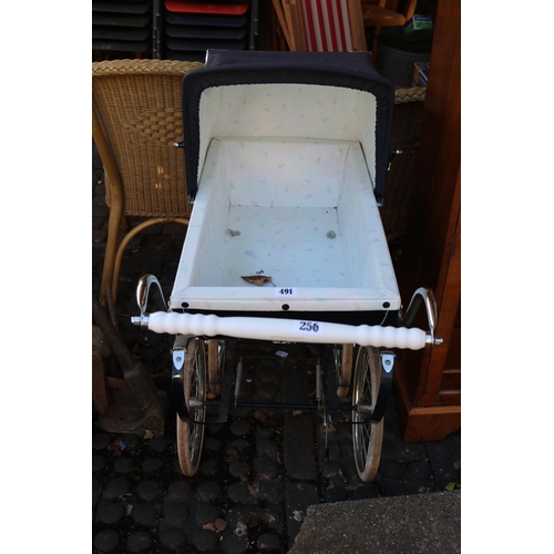 491 - Silver cross child's Pram