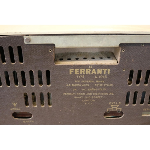 114 - Ever Ready Art Deco Radio and a Ferranti 1950s Radio