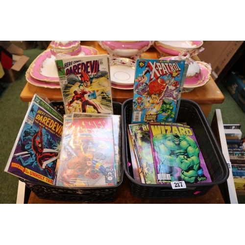 217 - Collection of assorted 1960s and later Comics to include DC, Marvel etc