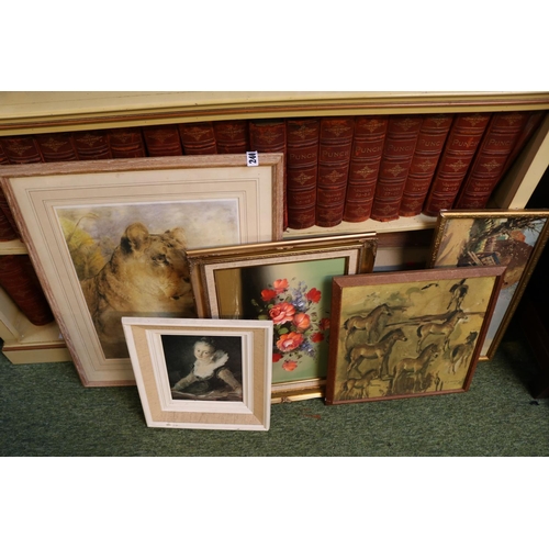 240 - Collection of assorted Framed Pictures and prints