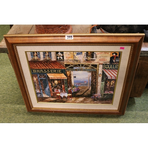 293 - Cafe Du Mar Framed Print