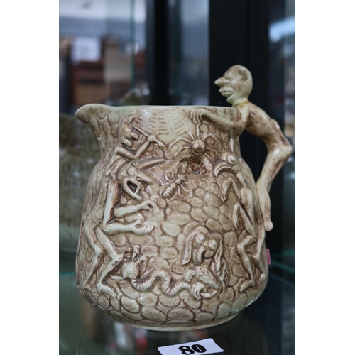 80 - Falconware ceramic jug 'From Ghoulies & Ghosties and long leggity beasties and things that go bump i... 