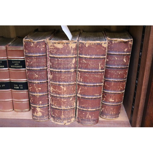 237 - 4 Volumes of Curiosities of London John Timbs