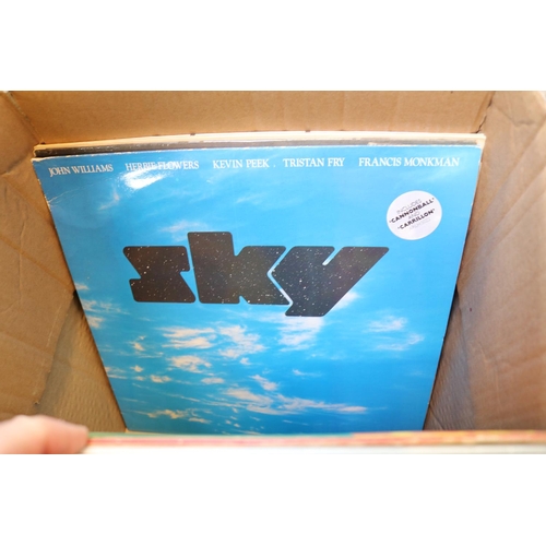 169 - Box of assorted Vinyl Record to include Elvis, Simon and Garfunkel etc