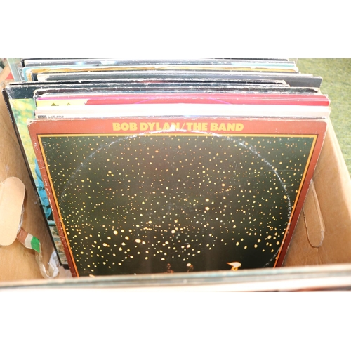 170 - 2 Boxes of assorted Vinyl Records to include Genesis, Bob Dylan, ABBA etc