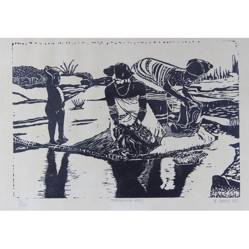 351 - Original Linocut Signed 