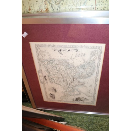 273 - Collection of assorted Framed Pictures Prints and Watercolour to include Shipwreck Treasure Map of t... 