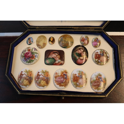 365 - Collection of 19thC and later Cameos to include Limoges, Grand Tour, Jasperware etc