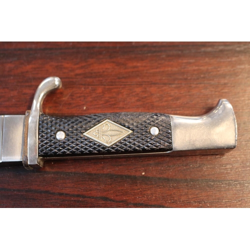 376 - Post War German Scout Knife in scabbard