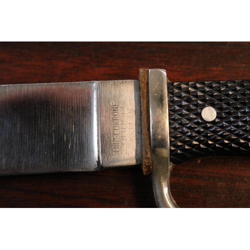 376 - Post War German Scout Knife in scabbard