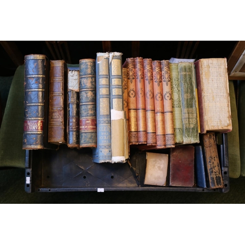 301 - Collection of assorted Antiquarian Books to include Family Devotion, The Life of the Queen etc