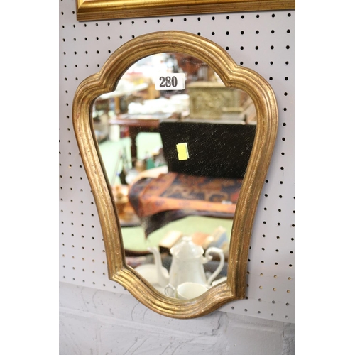 280 - 20thC Gilt Framed wall mirror