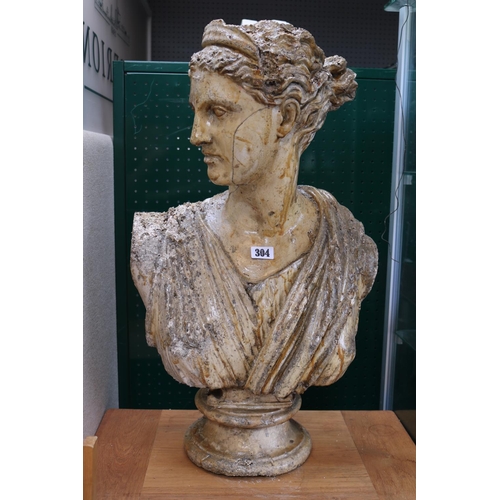 304 - Large Classical Plaster Bust