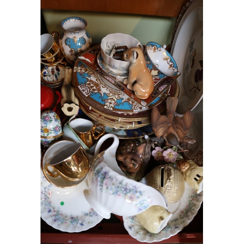 333 - Tray of assorted Ceramics to include Wedgwood etc