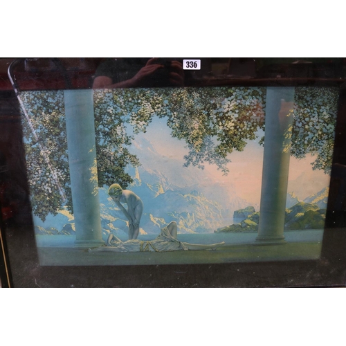 336 - Maxfield Parrish 1870 -1966 Original Art Deco Print framed