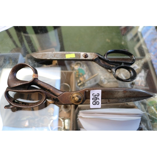 368 - Pair of Haberdashery Scissors and a smaller pair of scissors