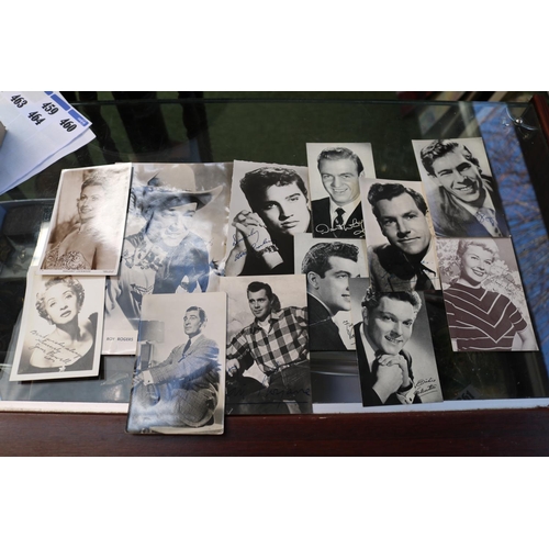 371 - Elvis Presley signed Sepia Photograph and other Sepia to include Roy Rogers etc