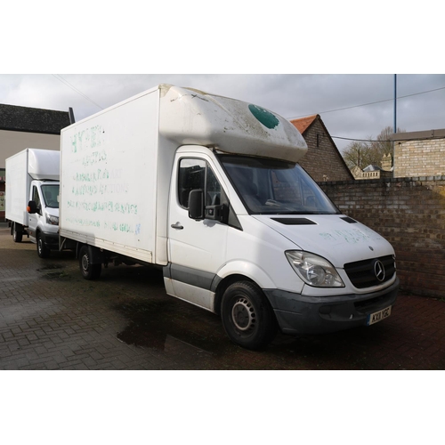 623 - Mercedes Benz Sprinter 313 CDI Medium Diesel 3.5t Chassis 2011 with Luton Body 163K Mot 24th April 2... 