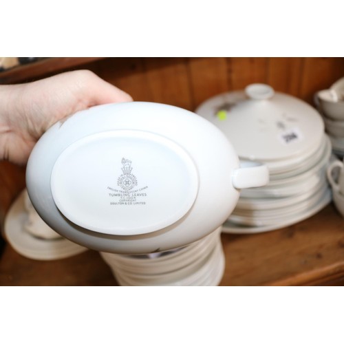 285 - Royal Doulton Tumbling Leaves part dinner service