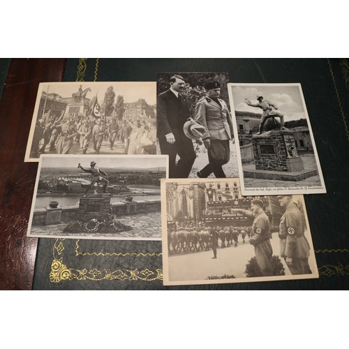 291 - Large qty of assorted Edwardian and later postcards and vintage photos including third Reich, hitter... 