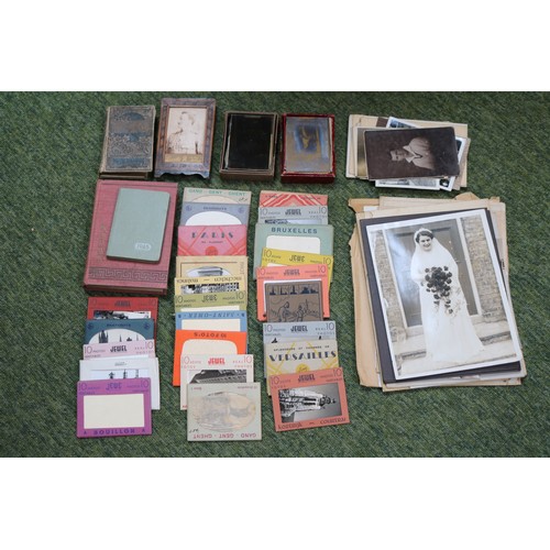 291 - Large qty of assorted Edwardian and later postcards and vintage photos including third Reich, hitter... 