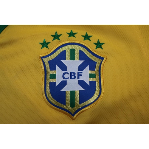 7 - NEYMAR 2014 FIFA WORLD CUP MATCH WORN BRAZIL JERSEY - BRAZIL v CAMEROON

On offer is a Nike brand sh... 