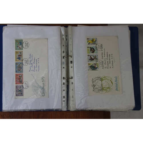 257 - Large Collection of First Day Covers, Postcards, etc all contained in a folder. Please note not all ... 